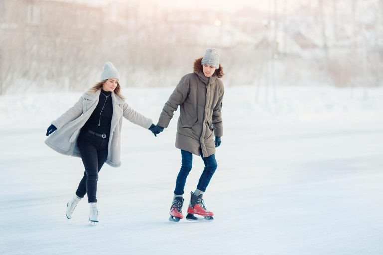 Ice skating